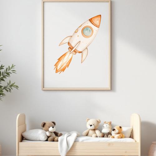 Buegelbild Rakete